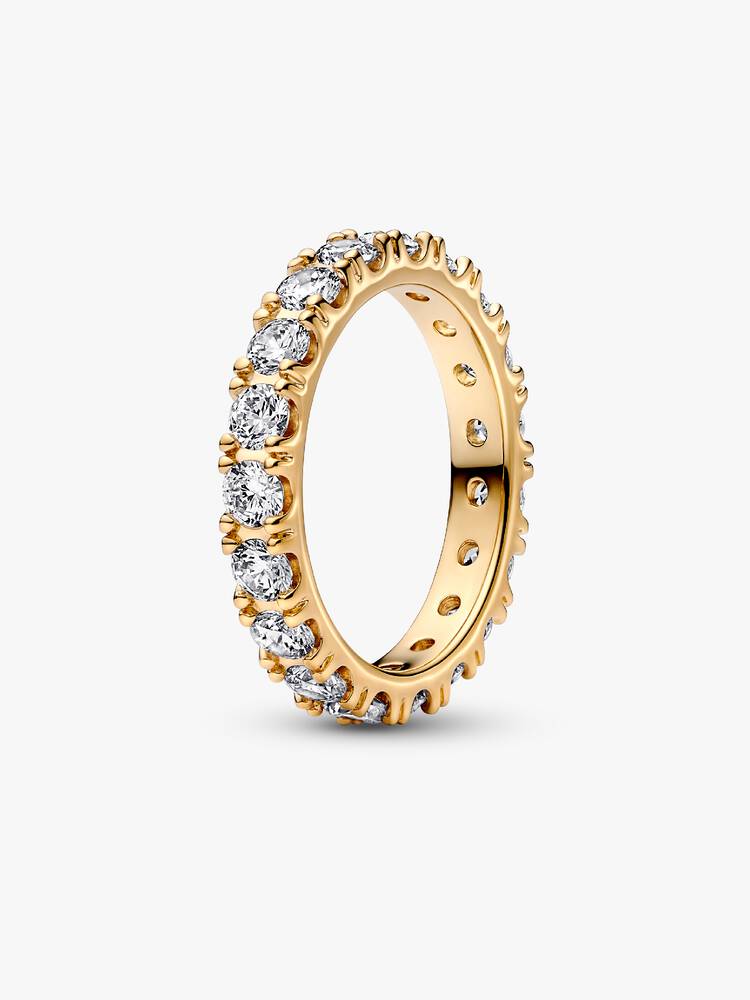 Sparkling Row Eternity Ring
