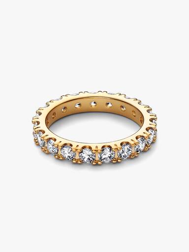 Sparkling Row Eternity Ring