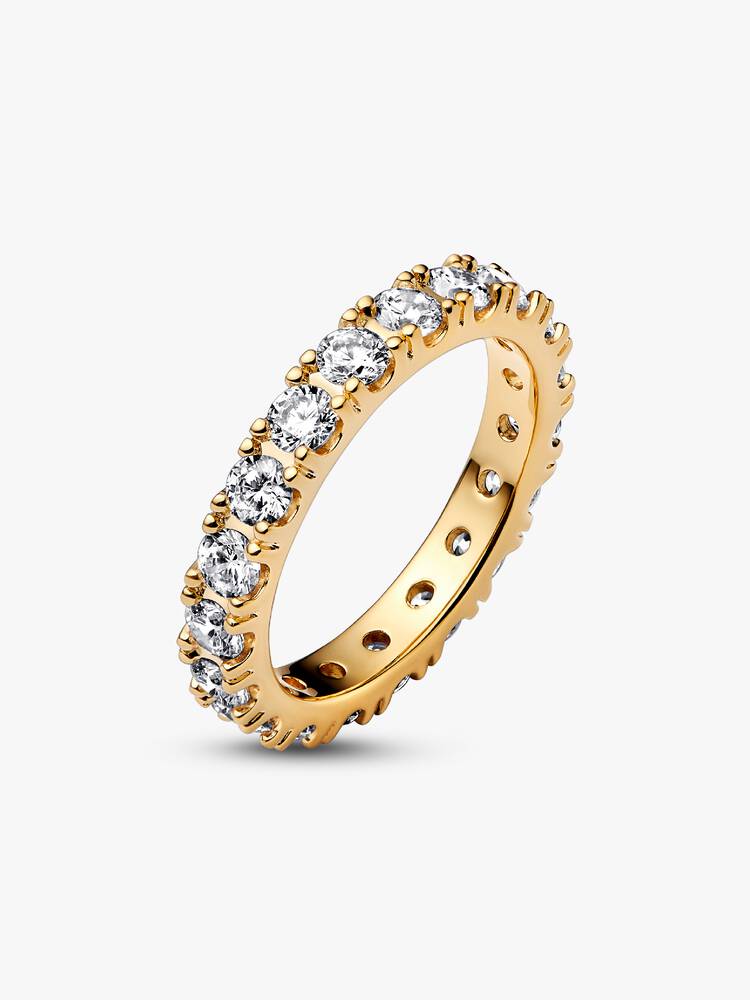 Sparkling Row Eternity Ring