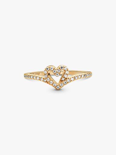 Pandora Timeless Wish Sparkling Heart Ring
