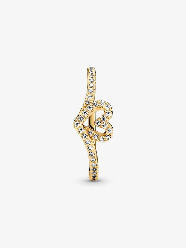 Pandora Timeless Wish Sparkling Heart Ring