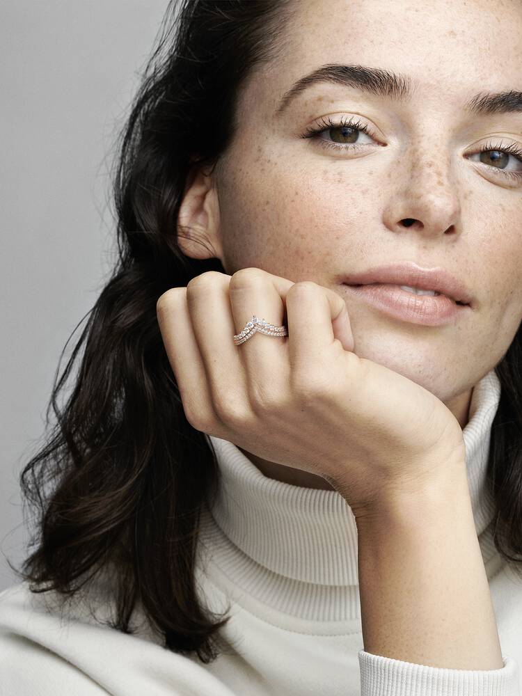 Princess Wishbone Ring