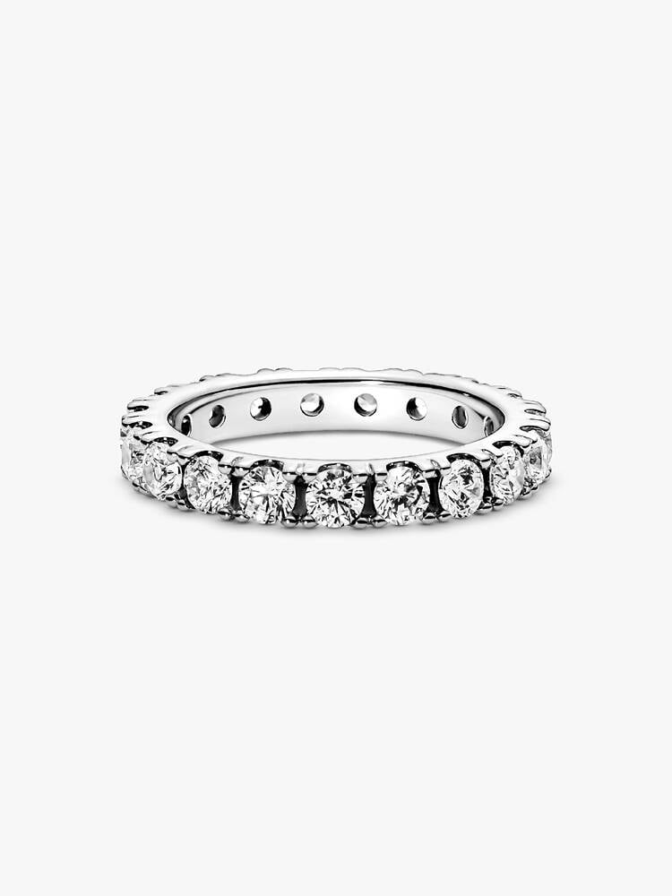 Sparkling Row Eternity Ring