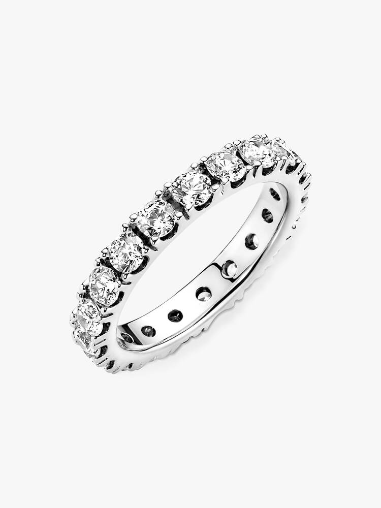 Sparkling Row Eternity Ring