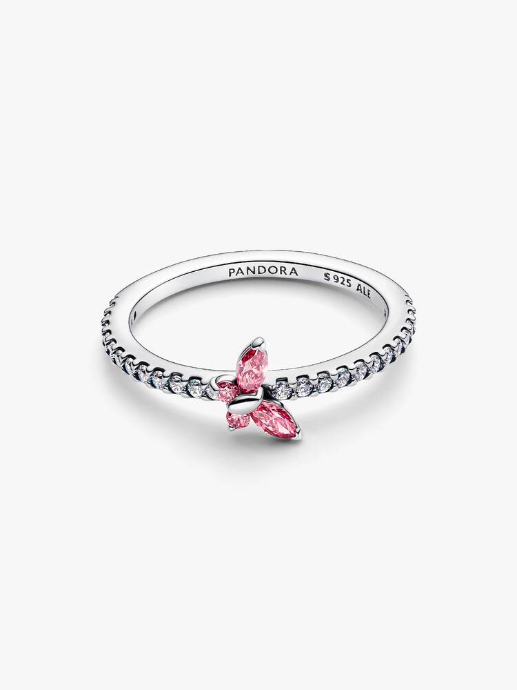 Sparkling Butterfly Ring