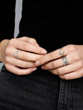 Sparkling Wishbone Ring