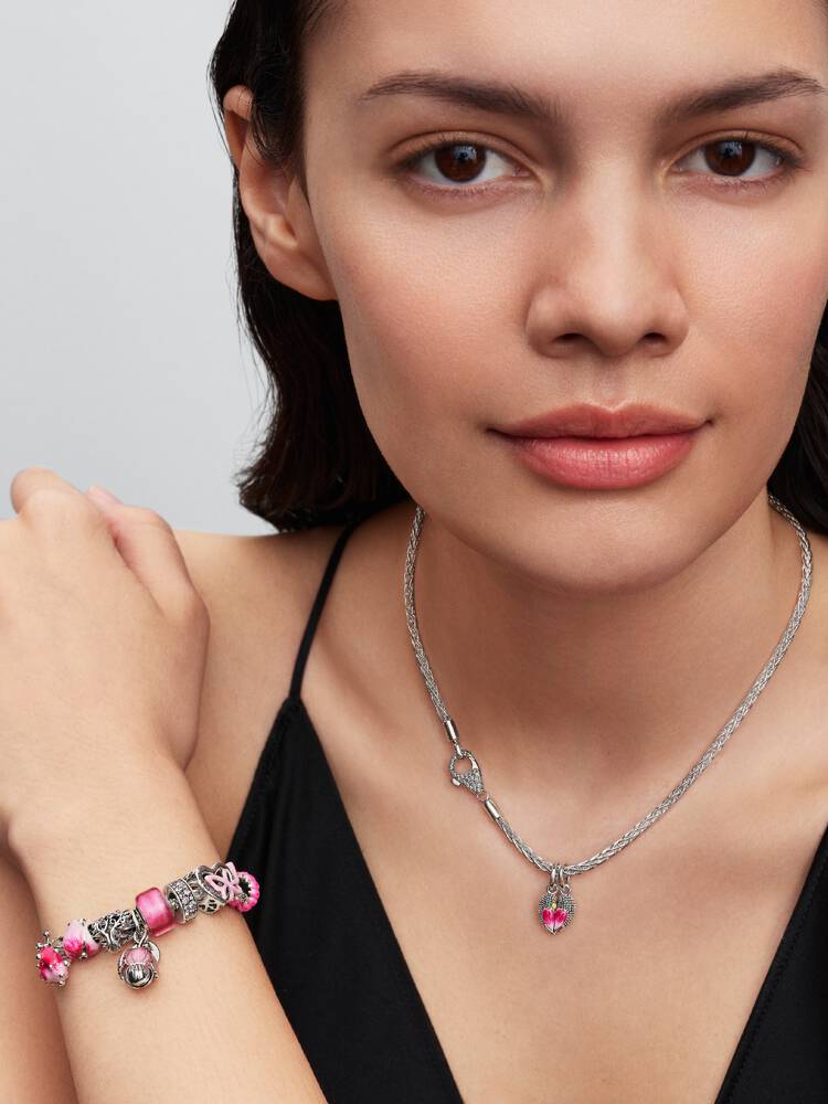 Entwined Heart & Butterfly Charm