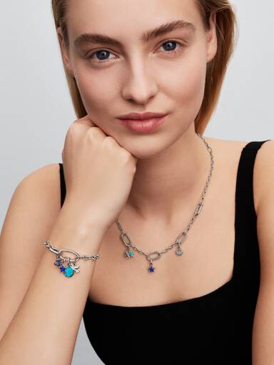 Blue Anchor Mini Dangle Charm