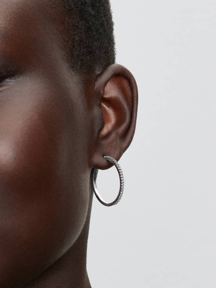 Sparkling Hoop Earrings
