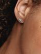 Sparkling Asymmetric Stars Stud Earrings