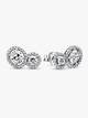 Embracing Halo Stud Earrings