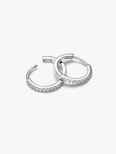 Sparkling Mini Hoop Earrings