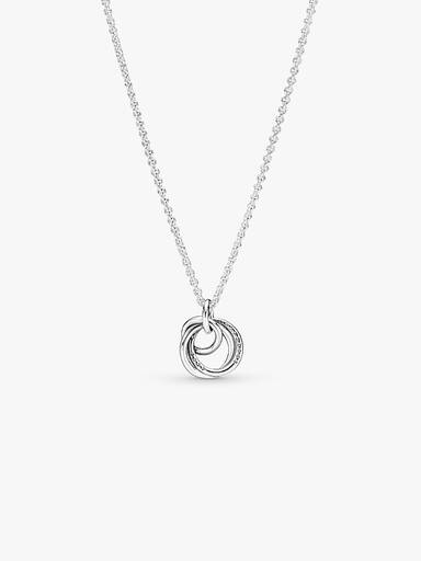 Family Always Encircled Pendant Necklace
