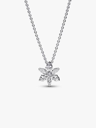 Sparkling Herbarium Cluster Pendant Necklace