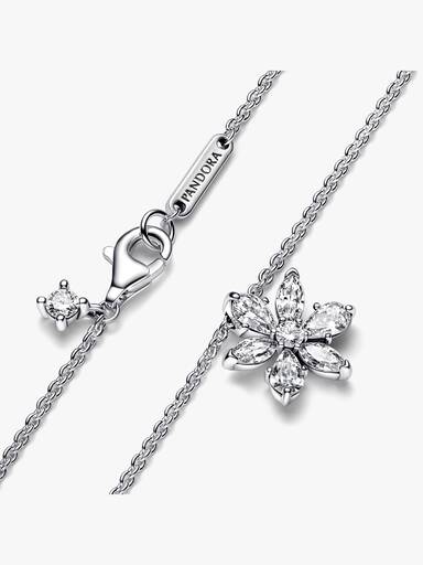 Sparkling Herbarium Cluster Pendant Necklace