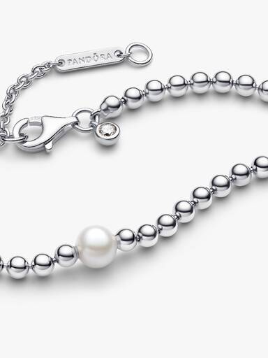 Treated Freshwater Cultured Pearl & Beads Collier Necklace