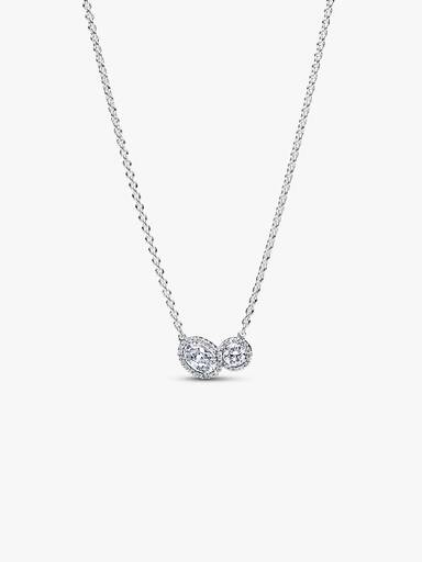 Embracing Halo Necklace