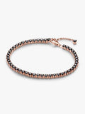 Black Sparkling Tennis Bracelet
