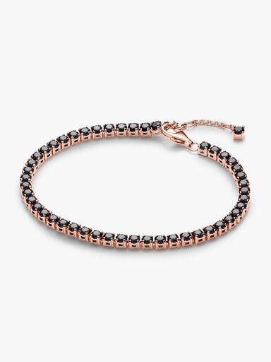 Black Sparkling Tennis Bracelet
