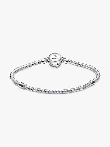 Pandora Moments Marvel The Avengers Logo Clasp Snake Chain Bracelet
