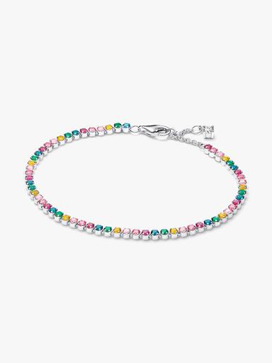 Rainbow Tennis Bracelet