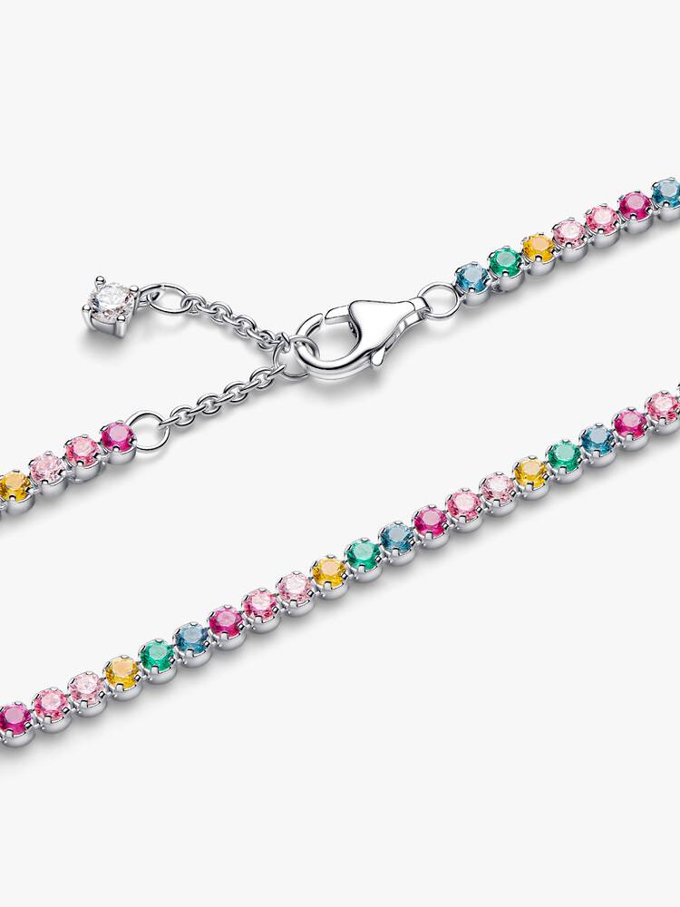 Rainbow Tennis Bracelet