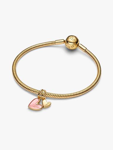 Pink Mother & Daughter Splittable Dangle Charm