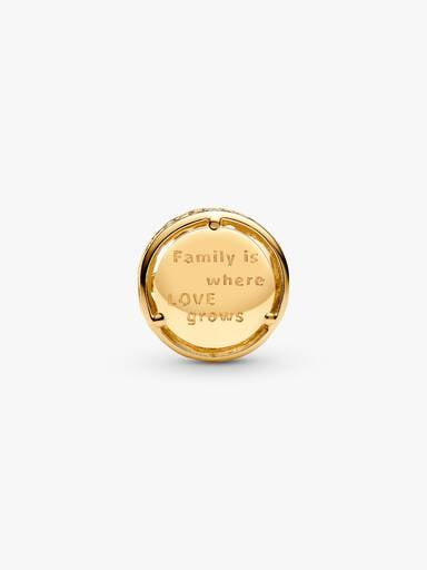 Openwork Family Roots Charm