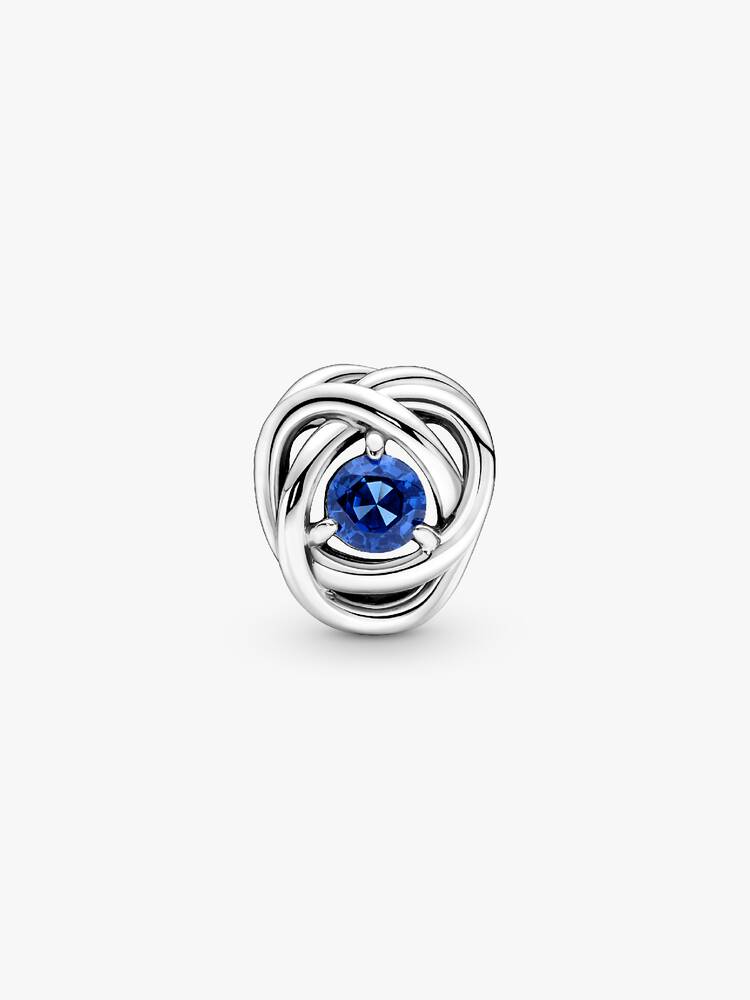 September Birthstone Eternity Circle Charm