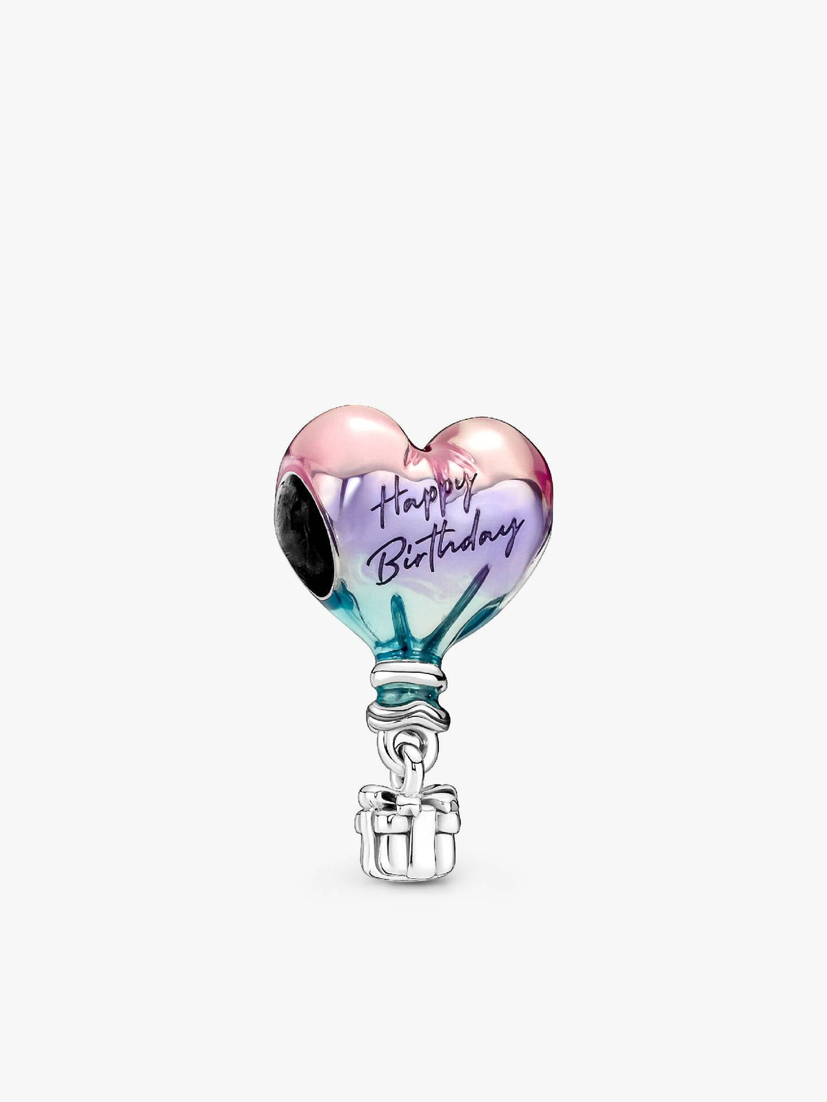 Happy Birthday Hot Air Balloon Charm