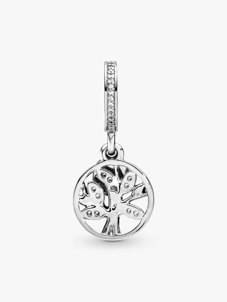 Sparkling Family Tree Dangle Charm