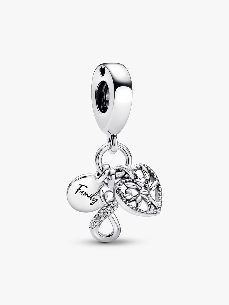 Family Infinity Triple Dangle Charm