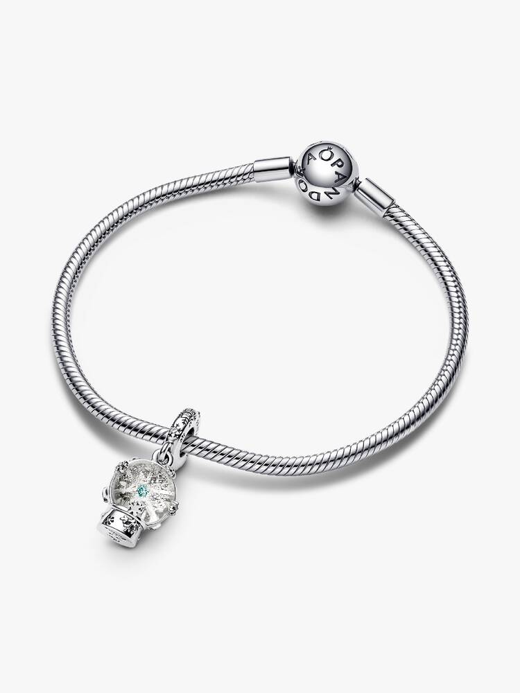 Snowflake Snowglobe Dangle Charm