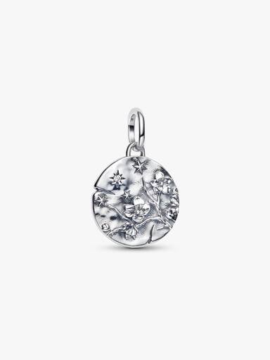 Cherry Blossom Medallion Charm