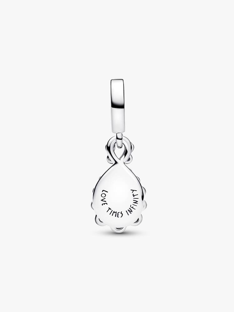 Opalescent Infinity Double Dangle Charm