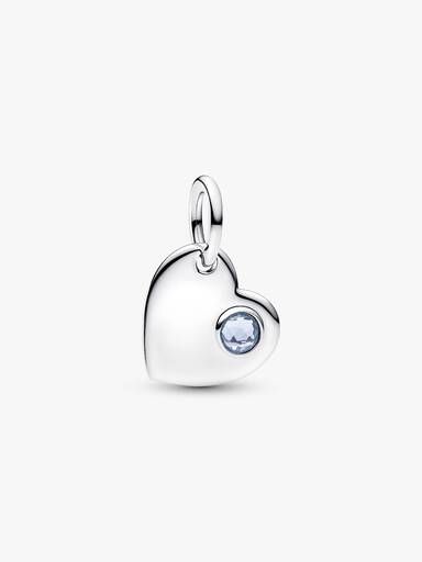 March Heart Dangle Charm