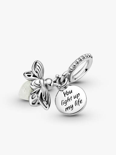 Glow-in-the-dark Firefly Dangle Charm