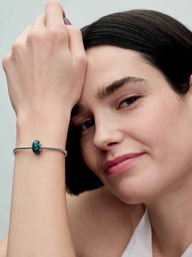 Opalescent Green Charm